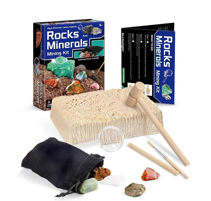 Rocks and Minerals Mining Kit - ToyStoreCompany